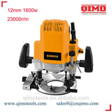 Routeur électrique à bois 12mm 1600w 23000r / m outils électriques qimo